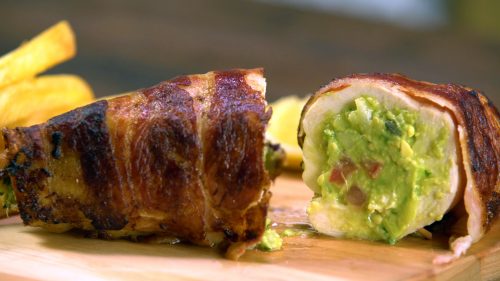 Pechugas de pollo rellenas de guacamole